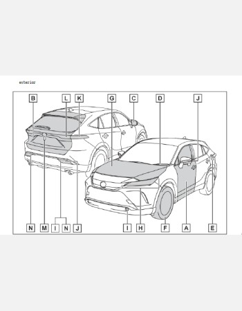 toyota harrier 2022-2023 owners manual 